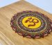 Engraved Hand Painted Om_